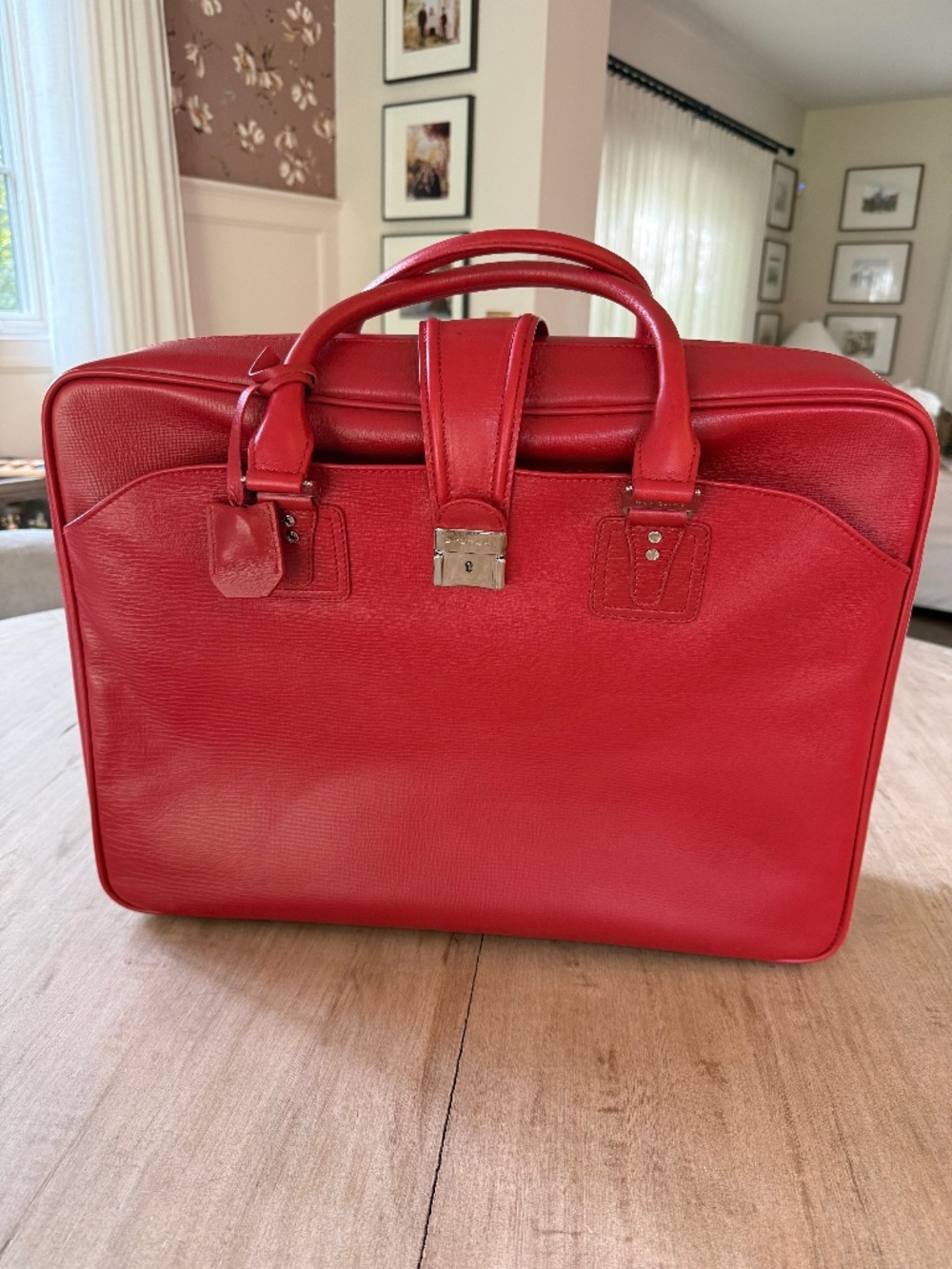 Bvlgari Leather travel bag